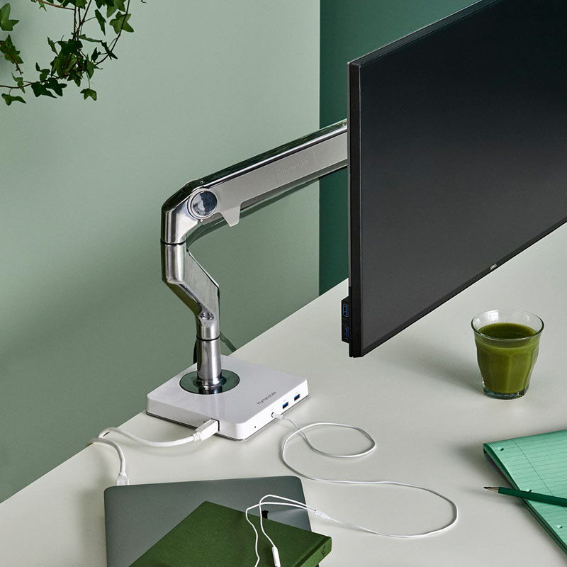 M2 monitor arm designed by Humanscale Design Studio