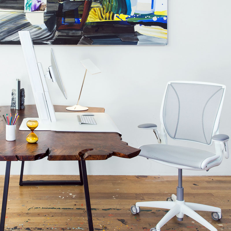 QuickStand Eco Office desk designed by Humanscale Design Studio